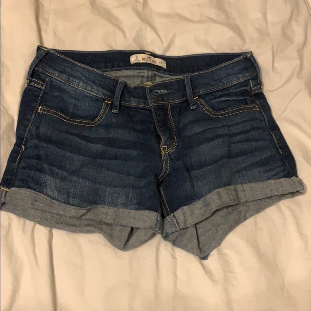 Dark Wash Denim Shorts